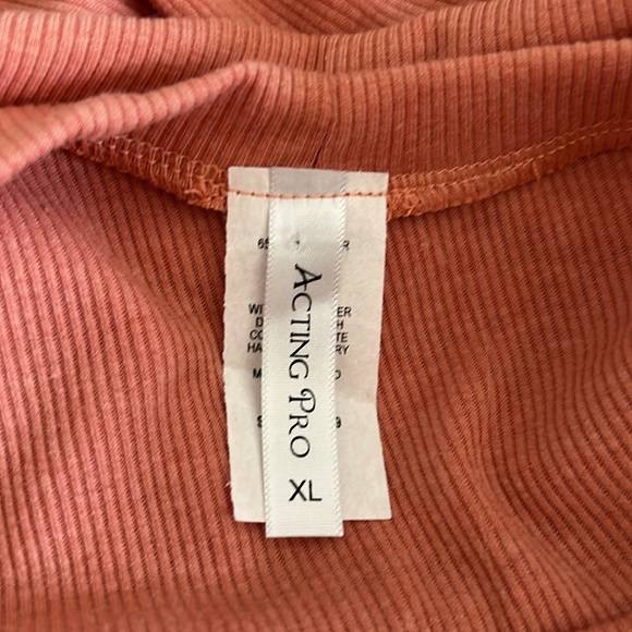 🎈3/$25🎈NWOT Acting Pro Slightly Ribbed Peplum Blouse - Picture 9 of 10